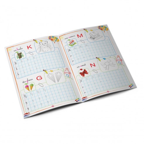 Cahier d'écriture premier niveau Français A5