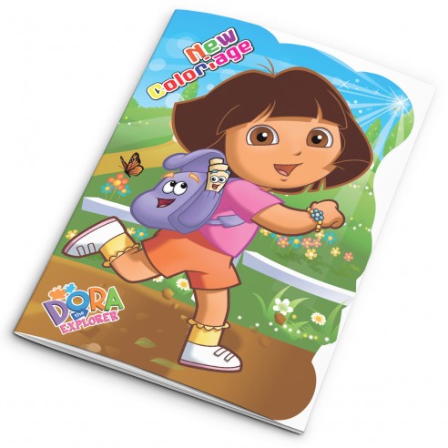 Cahier de coloriage dessins animés Dora