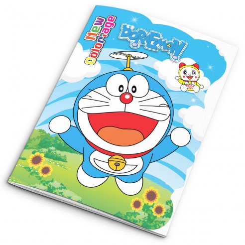Cahier de coloriage dessins animés Doraemon