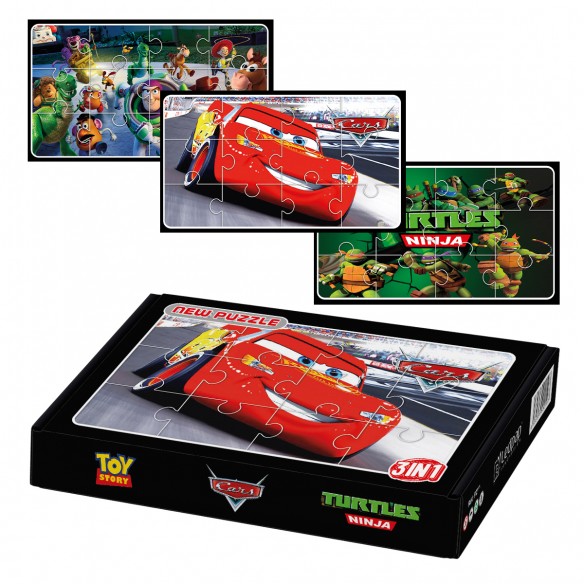 Cars - Toy Story - Ninja Turtles