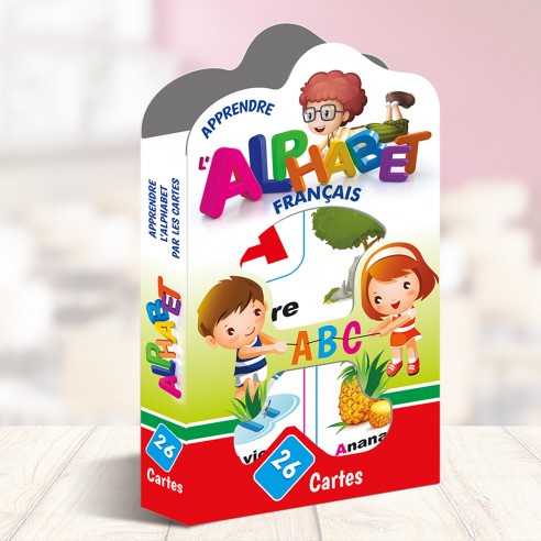 Boite cartes alphabets Français