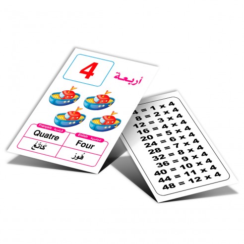 Boite cartes des chiffres