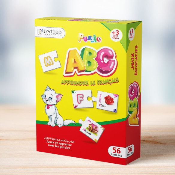 Puzzles 56 pcs - Lettres Français