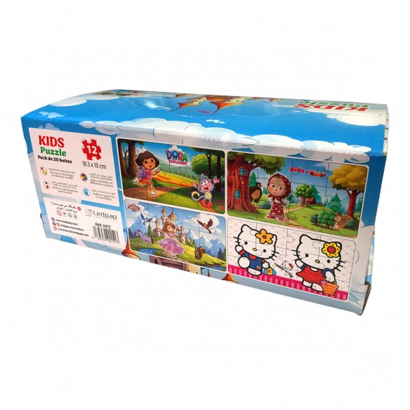 Pack Kids Puzzle - Fillettes