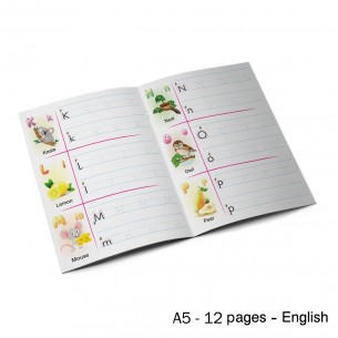 Cahier d'écriture Anglais effaçable - A5 2